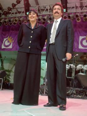 Jorge Vergara y Maricruz Zataraín